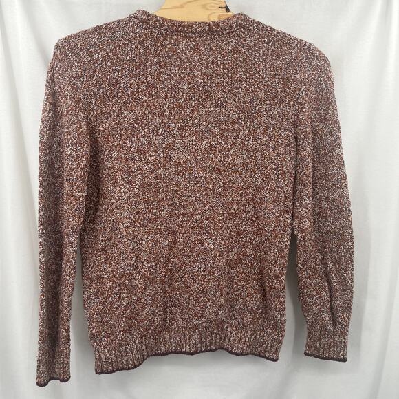 Fat Face Sweater XL Fall Orange Cotton Heavy Knitted Long Sleeve Pullover - Picture 6 of 6